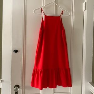 Zara Red A-line Dress